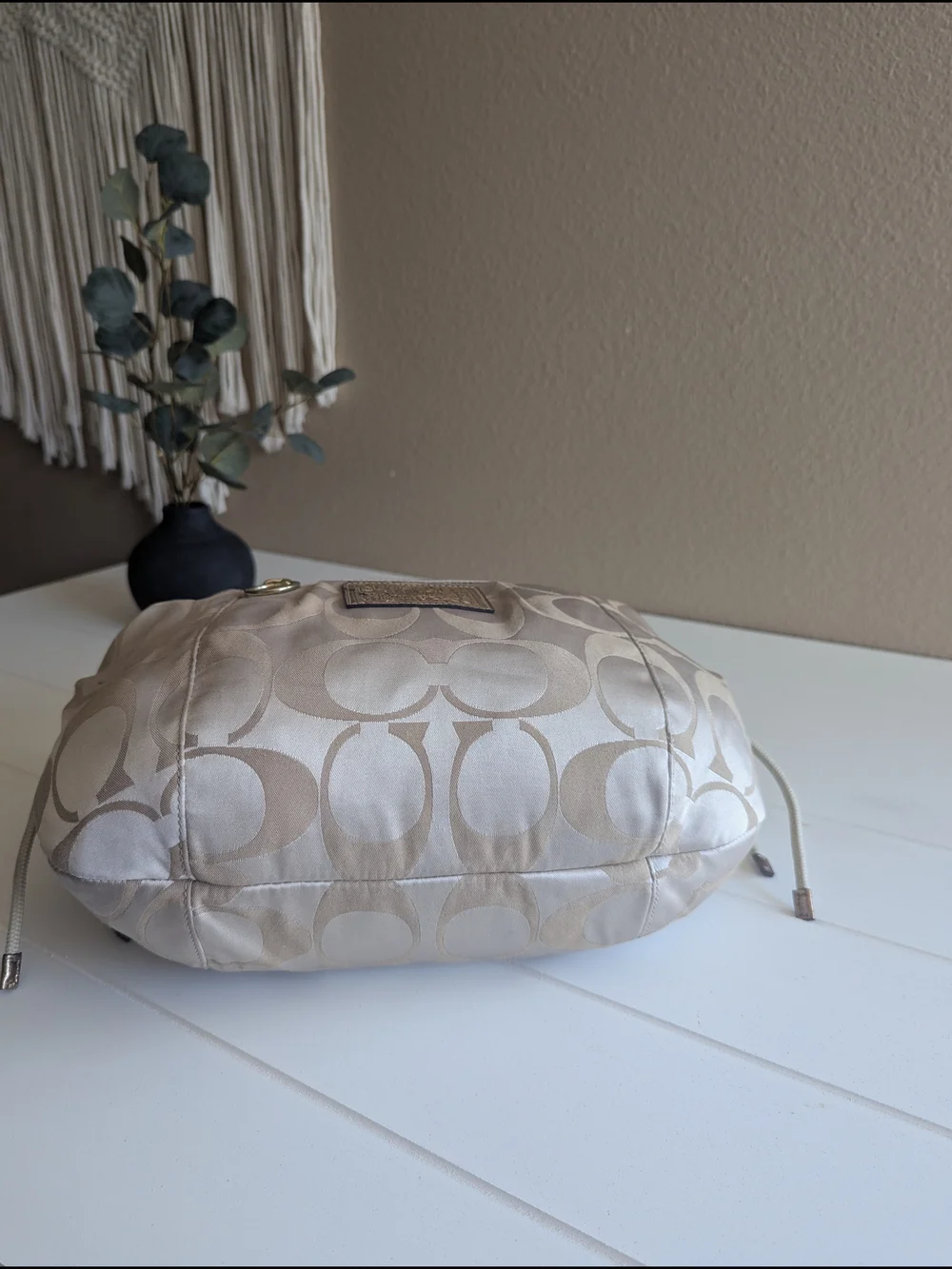 vintage Coach Poppy.Signature Sateen